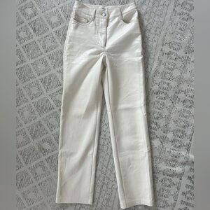 Aritzia Wilfred Melina Pants White Birch